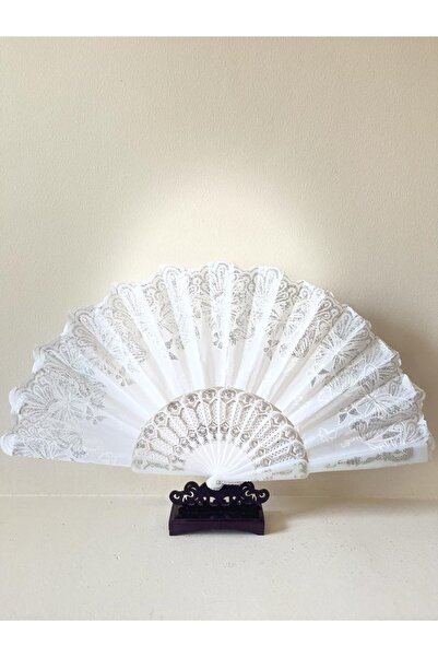 BERG Çeşme Esintisi Gold Işlemeli Yelpaze