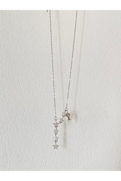 bijoux uniques Shooting Star Y Letter Steel Necklace