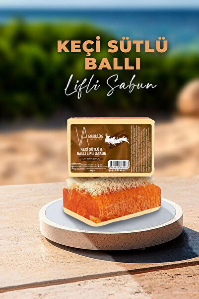 VA COSMETİC Va Cosmetic - Goat Milk Honey Fiber Soap