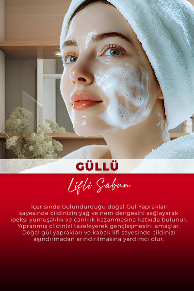 VA COSMETİC Va Cosmetic Rose Flower Soap