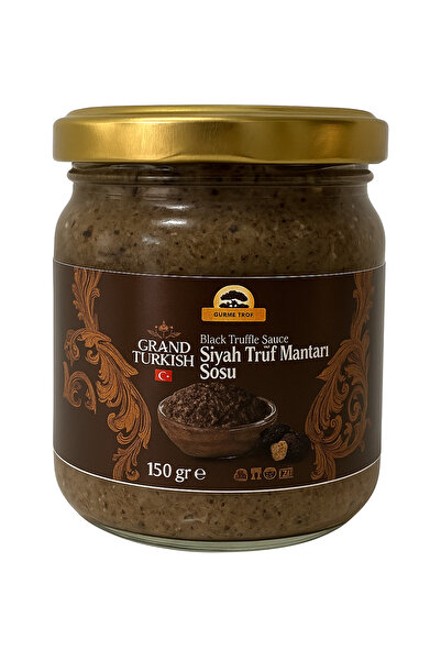 gurme trüf Siyah Trüf Mantarı Sosu 150 g – Yoğun Aromalı Gurme Sos