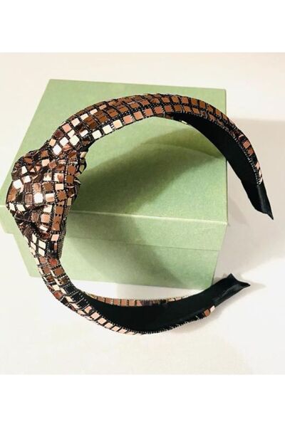 BERG Knotted Crown Sequin Shiny 1 piece