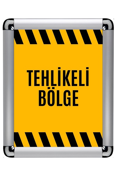 ÖzgürceSeç Alüminyum Çerçeve Açılır Kapanır Rondo 25mm A4 (21x30)