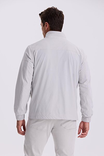 Jakamen Stone Comfort Fit Stand Collar Seasonal Coat