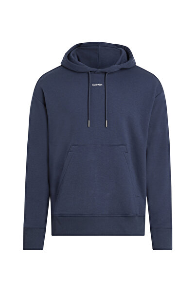 Calvin Klein Kapüşon Yaka Lacivert Erkek Sweatshırt K10K112871PPK