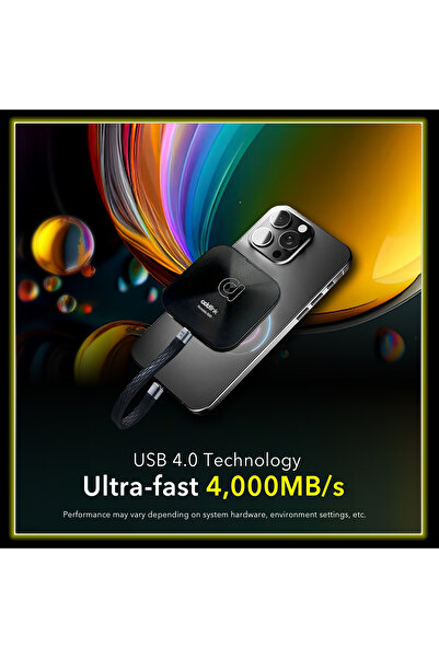 ADDLINK P30 2TB 4000-3600 MB/s USB 4.0 (40Gbps) Type-C Portable Taşınabilir SSD AD2TBP30B4K