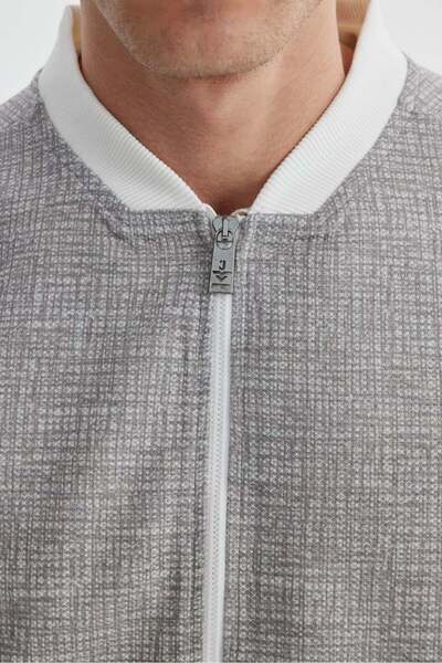 Jakamen Εποχιακό παλτό Mink Slim Fit Cotton College