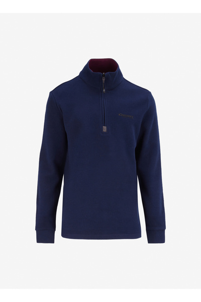 Discovery Expedition Lacivert Erkek Dik Yaka Basic Fit Sweatshirt D4WM-SWT3266