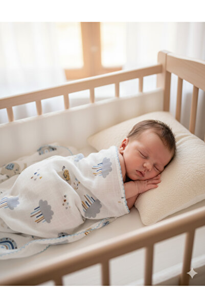 Sevimli Fil Oyalı Müslin Unisex