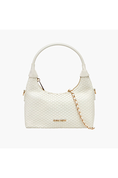 Flora Bella by Shoexpress حقيبة كتف منسوجة بسحاب للإغلاق، عرض 21 سم × ارتفاع ...