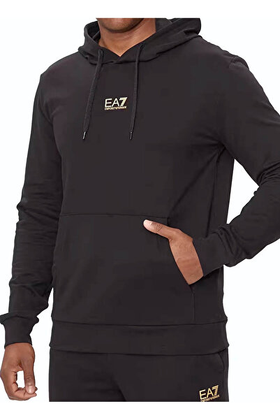EA7 % 100 Pamuklu Regular Fit Kapüşonlu Sweat Erkek SWEAT 8NPM32 PJVRZ 0208