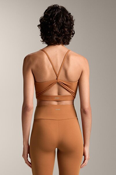 Oysho Orta destekli cup'lı Comfortlux çapraz spor sütyeni