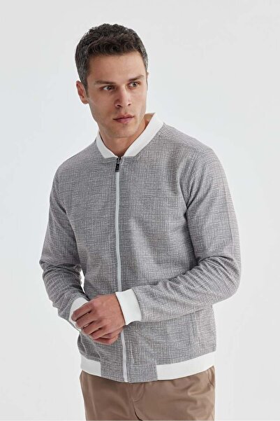 Jakamen Памучно колежанско палто Mink Slim Fit