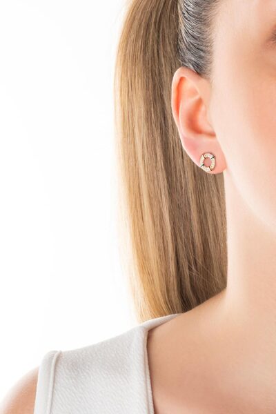 So CHIC... İkonik Yelkenli 18 Ayar Sarı Altın Kaplama Gümüş Minimal Küpe