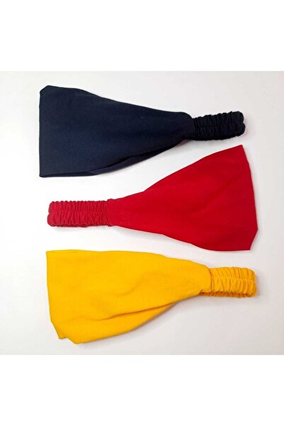 BERG - رباط شعر ممشط من القطن المرن الملون بدون نمط باراشوت باندانا