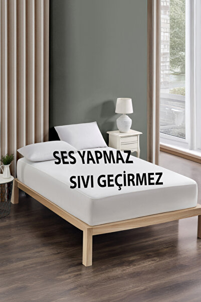 zenginhome Alez Full Kenar Mikro Fitted Sıvı Geçirmez Sessiz Çift Kişilik-tek Kişilik-bebek Yatak Koruyucu