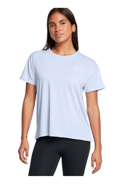 Under Armour Mavi Kadın Yuvarlak Yaka Oversize T-Shirt 1379141-464 UA Vanish ...
