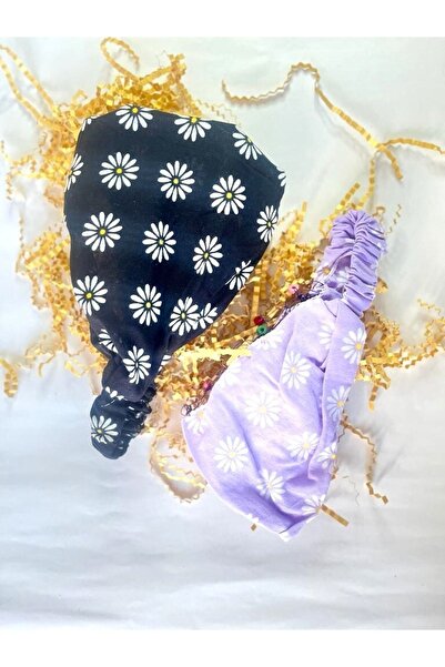 BERG - Стрічка для волосся з візерунком ромашок, 2 шт.