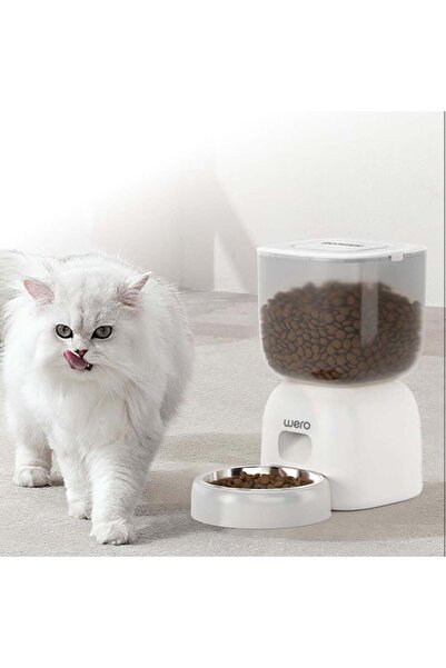 Wero 2in1 Akıllı Kedi & Köpek Mama Kabı ve Su Pınarı Seti | Wi-Fi Kontrollü, Otomatik Besleme (WF1)