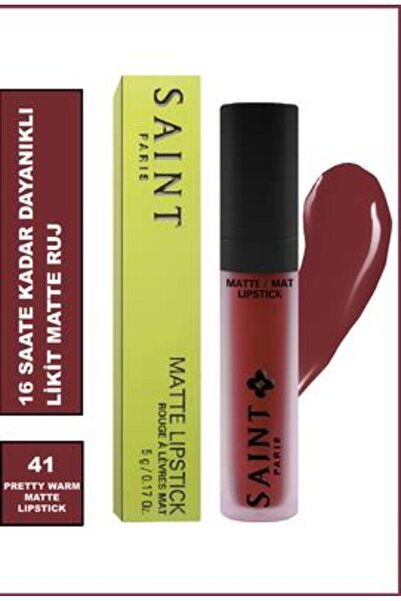 saint Paris Matte Lipstick 41 Pretty Warm