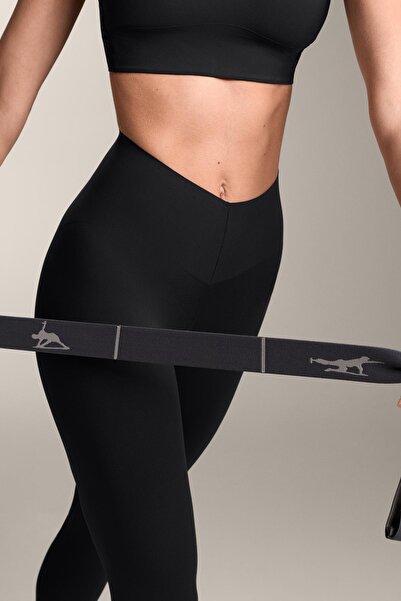 Oysho V-cut light-touch 65cm ankle-length leggings