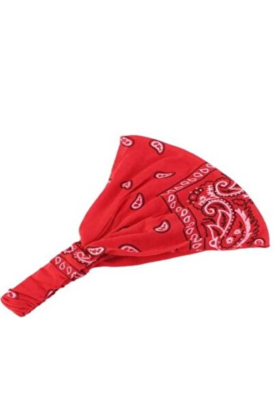 BERG Red White Blue Ethnic Patterned Bandana, Headband Hair Band