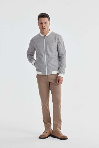 Jakamen Памучно колежанско палто Mink Slim Fit