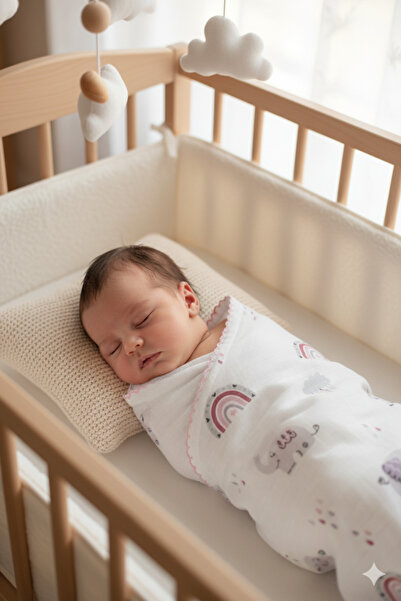 Babexi فيل لطيف مطرز موسلين للجنسين