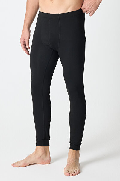 Malabadi Men's Black Economical Thermal Tights 340