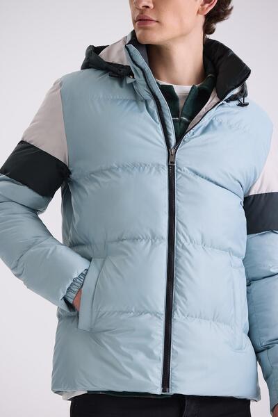 Jakamen Green Comfort Fit Hooded Winter Coat