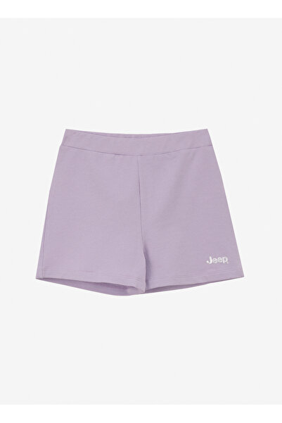 Jeep Elastik Bel Relaxed Lila Kız Çocuk Şort J5SG-SHT7650