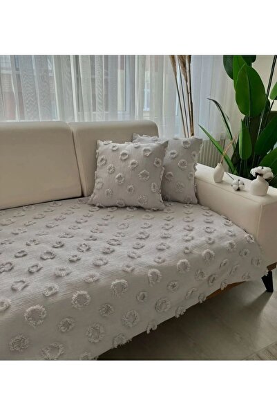 Doğa Husa pentru scaun Pompon GREY 90X230