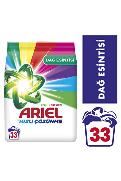 Ariel Dağ Esintisi Renklilere Özel 5 Kg Aquapudra Toz Çamaşır Deterjanı
