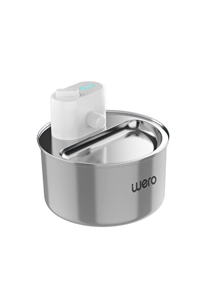 Wero Otomatik Kedi Köpek Su Şelalesi Su Pınarı Su Sebili (Paslanmaz Çelik) - Hareket Sensörü - 5200