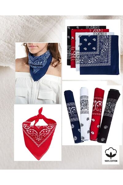 BERG Shawl Patterned Scarf Set