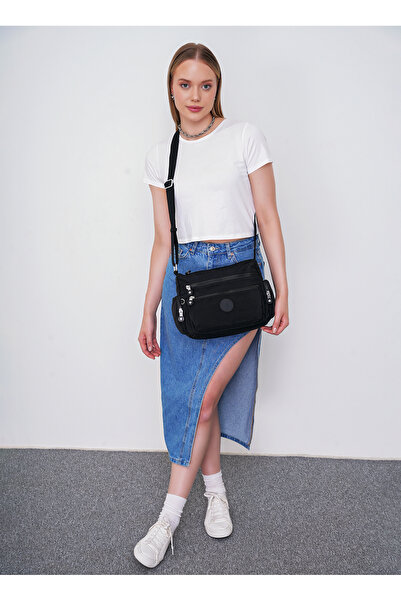 Beverly Hills Polo Club Black Women's 29X24X12 cm Crossbody Bag 05Bhpc6003-Kp S