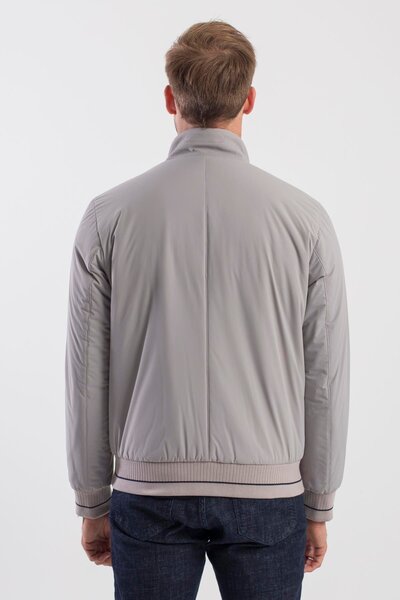 Jakamen Taş Comfort Fit Dik Yaka Mont