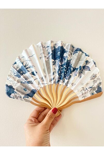 BERG - Kaliteli, Lüks Çiçekli Şık Japon Yelpaze Özel Hediye Paketi Ile