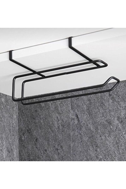 Okyanus Home Black Hanging Paper Towel Holder