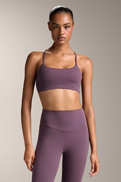 Oysho Comfortlux light-support sports bra with crossover straps