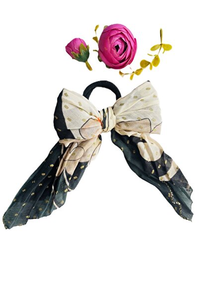 BERG ATELIER Атласний бант ретро-гумова пряжка