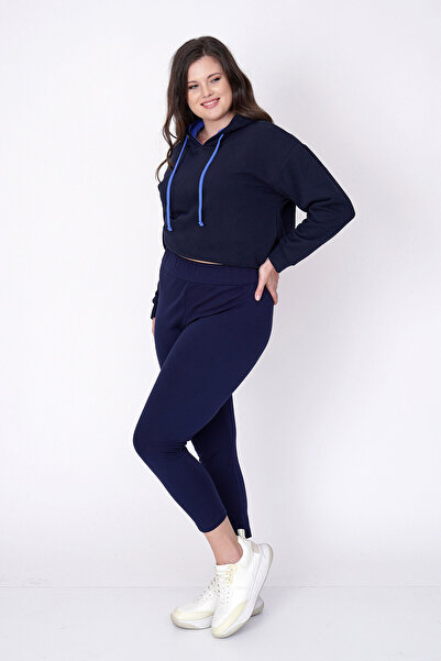 Büyük Moda HIGH Waist Gathering TIGHTS