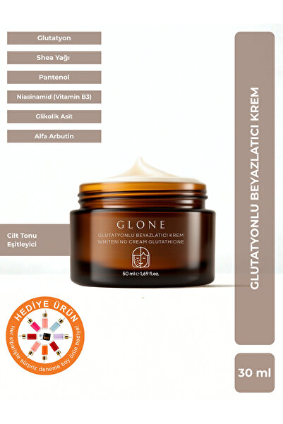 GLONE Glutatyonlu Beyazlatıcı Krem – Leke Karşıtı, Aydınlatıcı, Nemlendirici ...