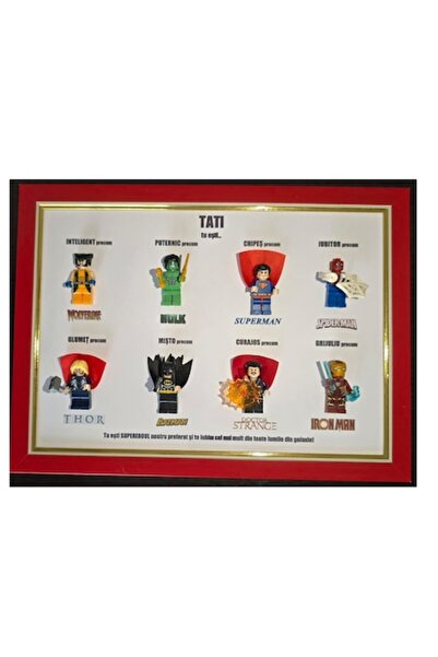 OEM Προσαρμόσιμη ζωγραφιά Dad 8 Superheroes, 30x21 cm, WhatsApp: 0752578871