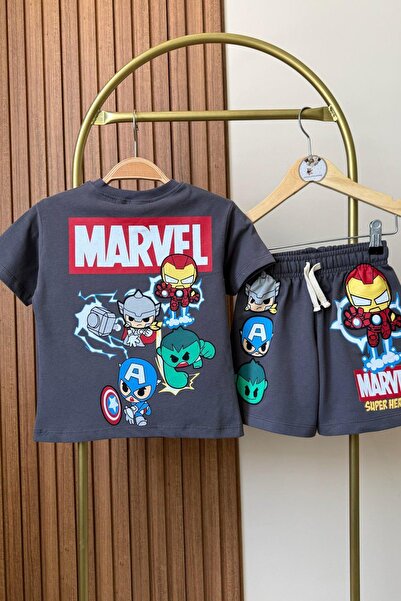 Monila Boys Printed Tshirt and Shorts Bottom Top Set