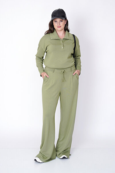 Büyük Moda Modal Tracksuit with Clip Detail