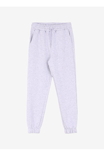 LİMON COMPANY Gri Melanj Kadın Eşofman Altı ML4WL-EA9012