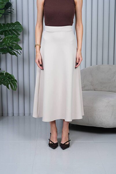 VOICTEC Φούστα με λάστιχο στη μέση και λύκρα με φουσκωτό στυλ
