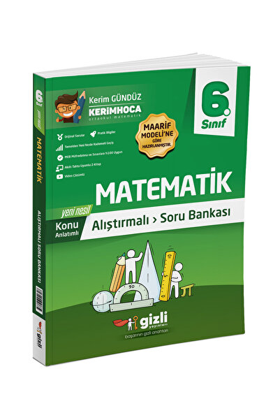 Gizli Yayınları 6.Sınıf Matematik Konu Anlatımlı Soru Bankası