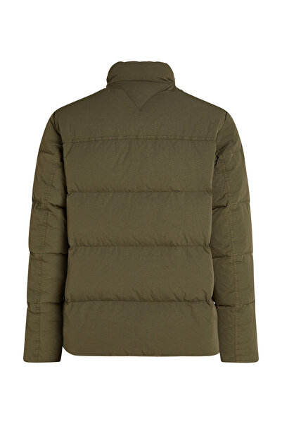 Tommy Hilfiger Pánská bunda s kapucí, normální střih, khaki barva MW0MW36579RBN